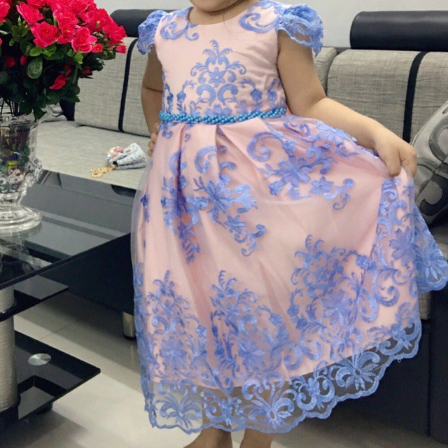 Đầm Công Chúa Cao Cấp TiNa’s House: Phối Ren, Khoét Lưng Kèm Nơ To... Cho Bé Từ 03-10 Tuổi.