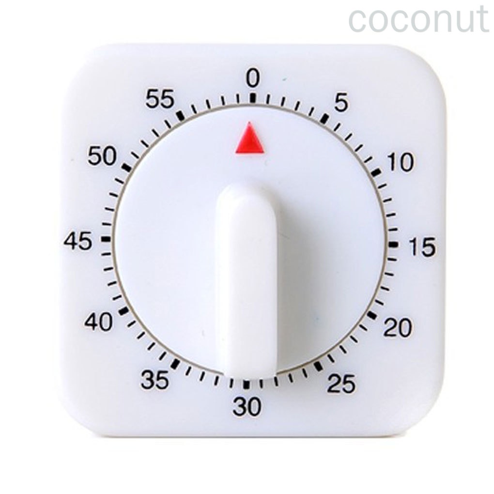 Đồng Hồ Hẹn Giờ 60 Phút Hình Vuông Tiện Dụng Cho Nhà Bếp
