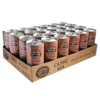 Thùng 24 Lon Cà Phê Sữa Đá Highlands Coffee (235ml/Lon)