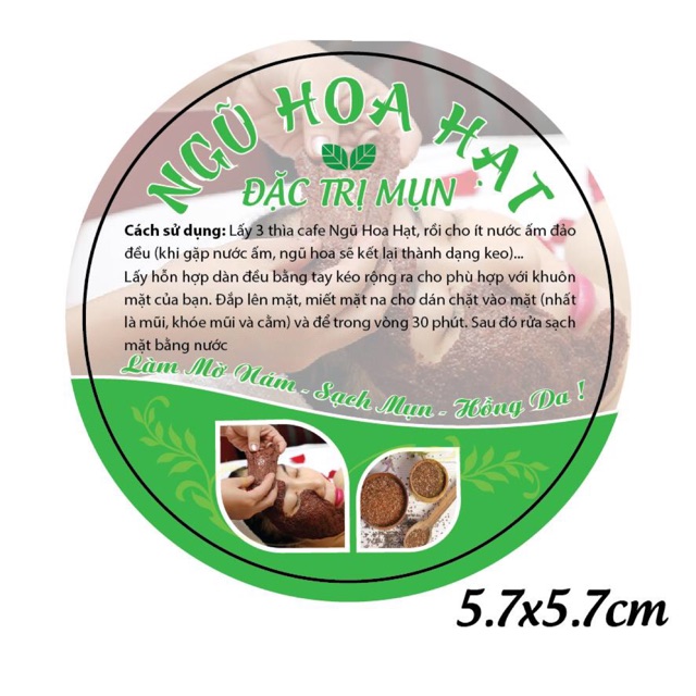 10 Tem ngũ hoa chỉ việc dán