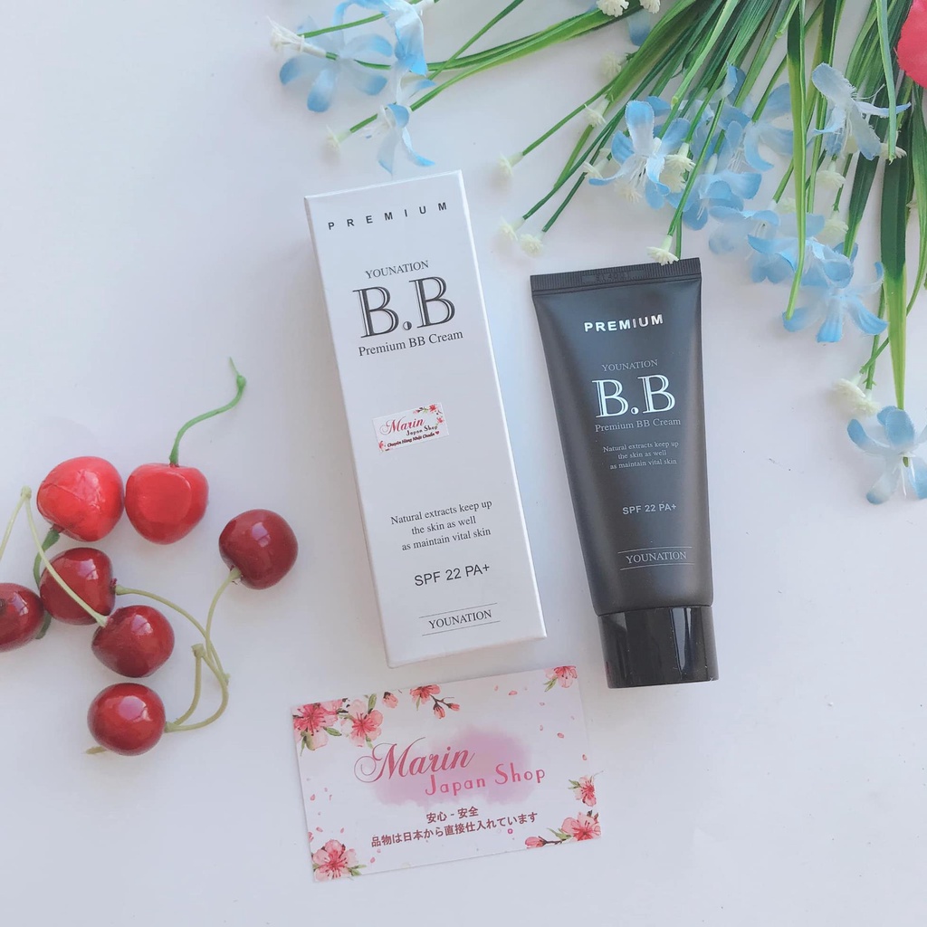 (SALE) Kem nền chống nắng Premium Younation BB Cream Nội Địa Nhật Bản