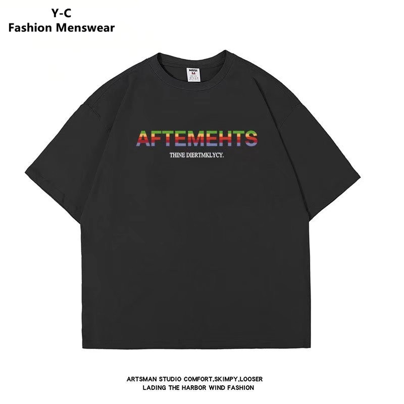 Áo Thun Nam Ngắn Tay In Chữ M-8XL