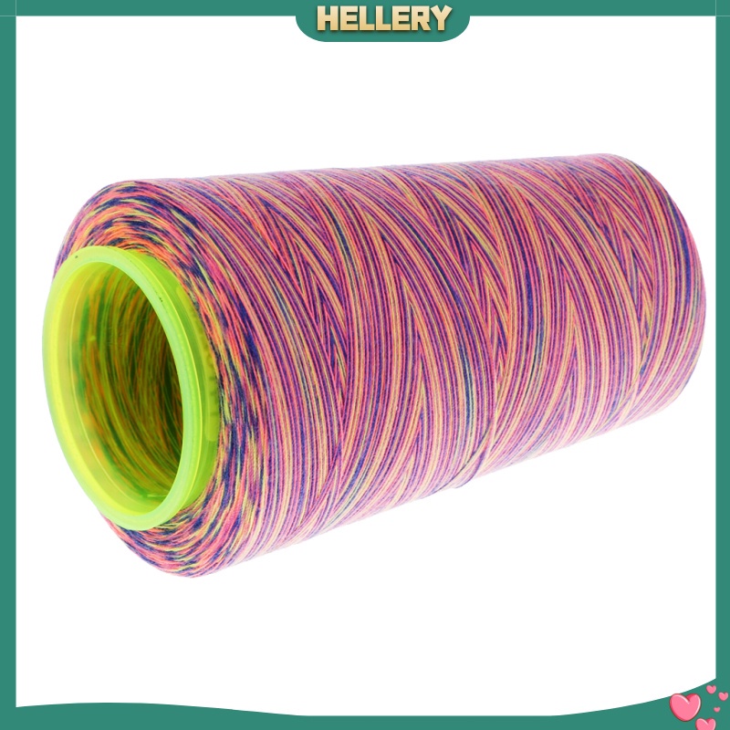 1 Cuộn Chỉ Polyester 40s / 2 Màu Cầu Vồng # 1 #
