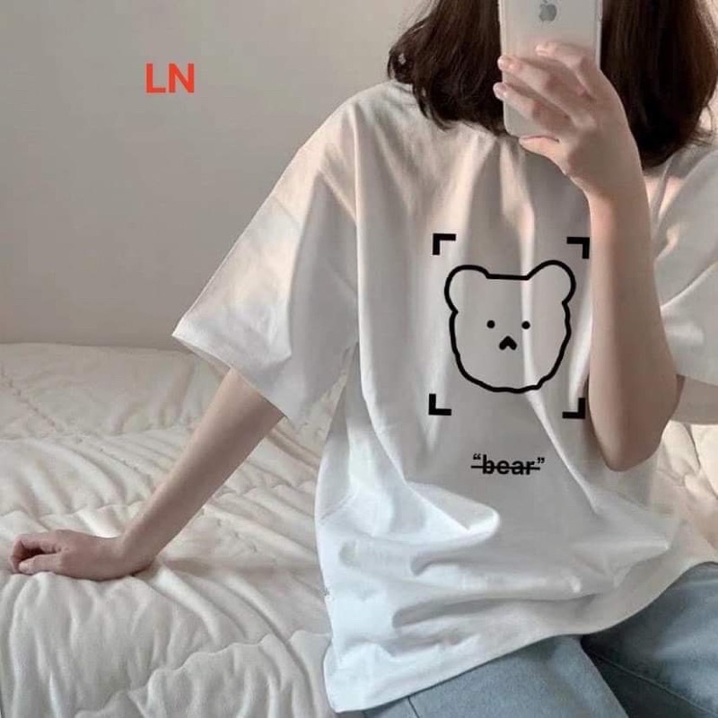 Áo phông mặt gấu bear LN11