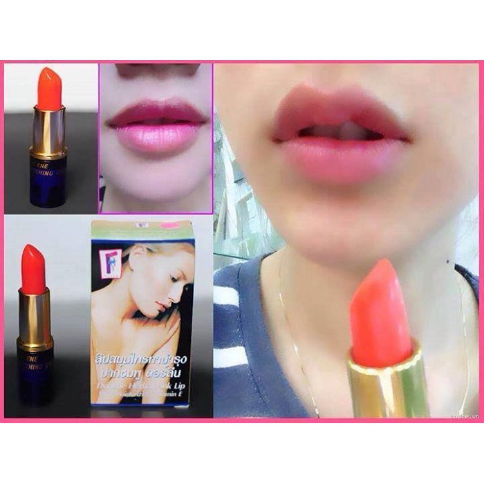 Son Làm Hồng Môi Và Nhũ Hoa Dorlene Herbal Pink Lip Từ Thái Lan