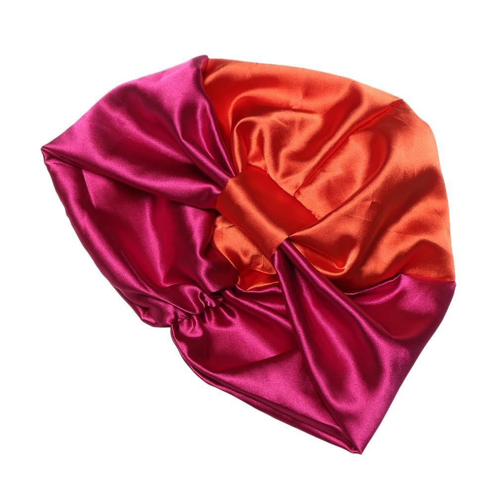 Mũ Turban Vải Satin Thời Trang Cho Nữ