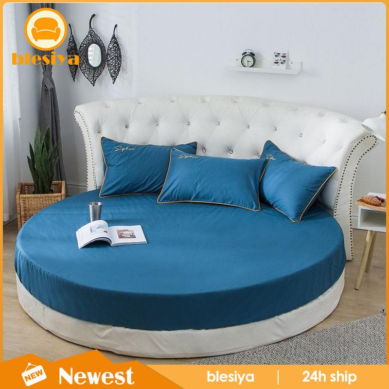 [Blesiya] Ga Trải Giường Tròn Bằng Cotton Nguyên Chất
