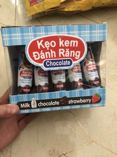 Kẹo tuýp kem đánh răng 4 vị ( 20 lọ 1 hộp )
