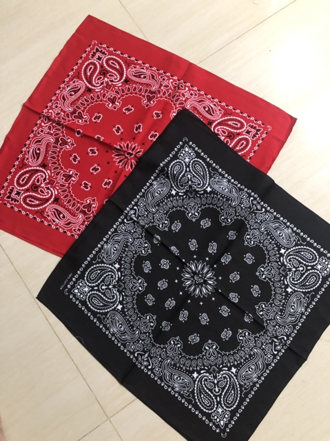 Khăn bandana loại dày size 60x60cm