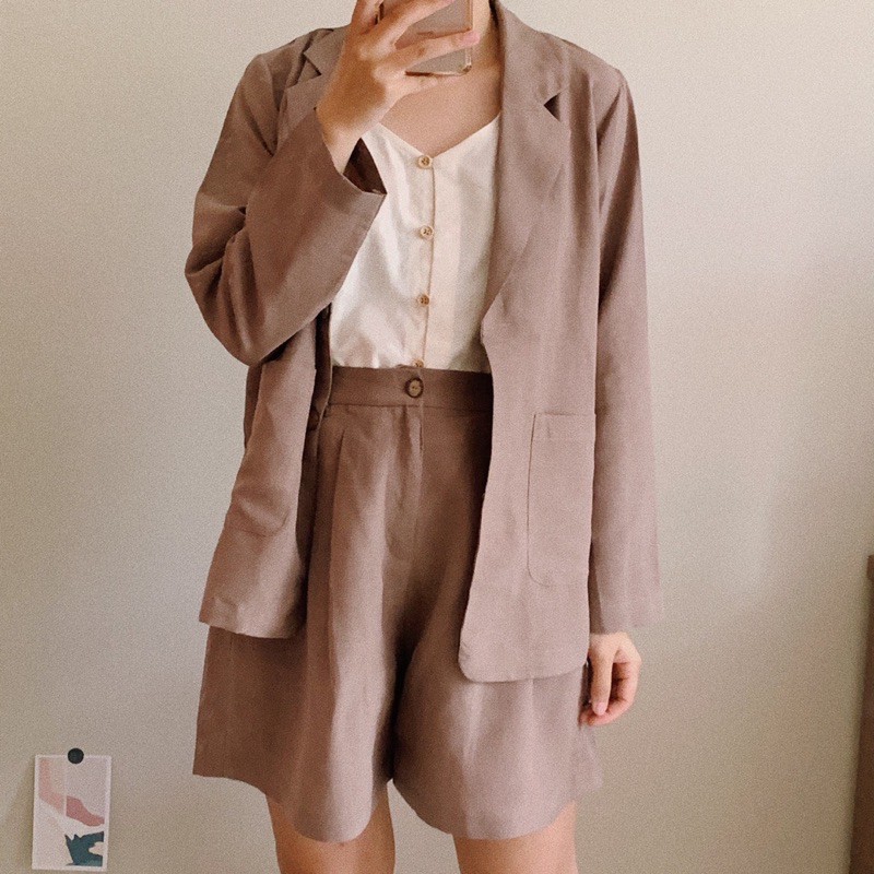 Áo Khoác Vest Chất Linen Thanh Lịch | BigBuy360 - bigbuy360.vn