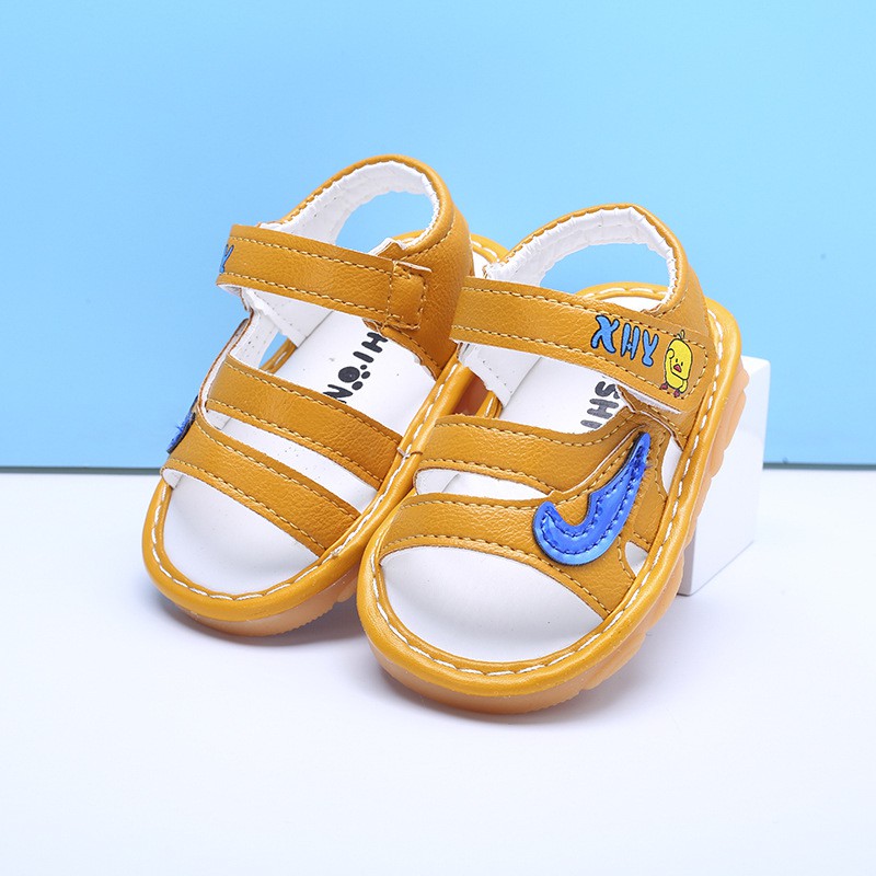 sandal tập đi bé trai size 15-19 hở mũi