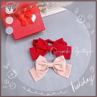 Phụ kiện bé gái Quỳnh Boutique Băng đô nơ xinh cho bé