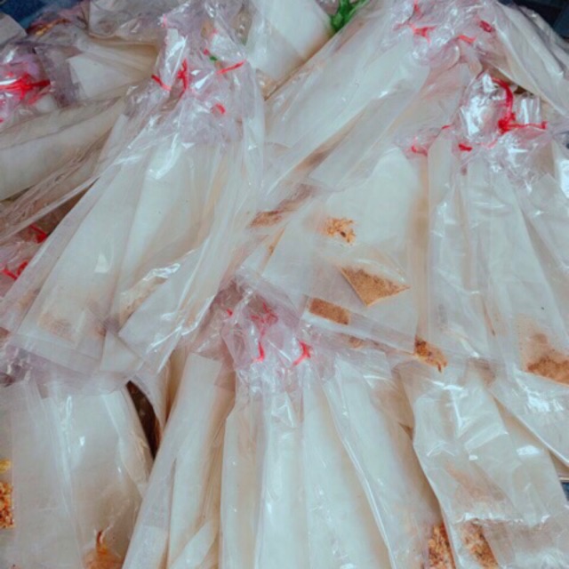 Combo 10 xâu bánh tráng muối hành phi Tây Ninh