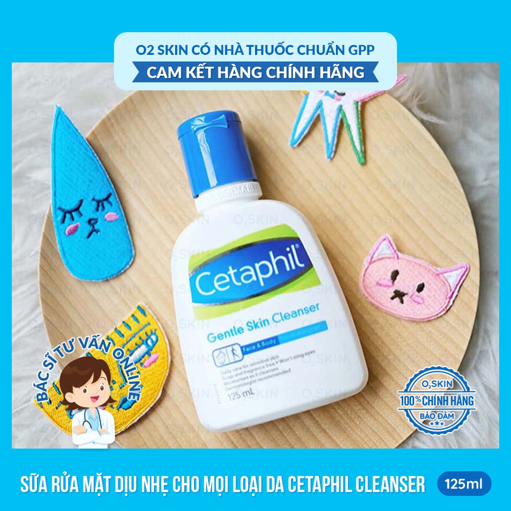 CETAPHIL / CLEANSER / 💕 FREESHIP 💕 Giảm 5k khi nhập mã [O2SKIN]- Sữa rửa mặt cetaphil gentle skin 125ml ~ 500ml