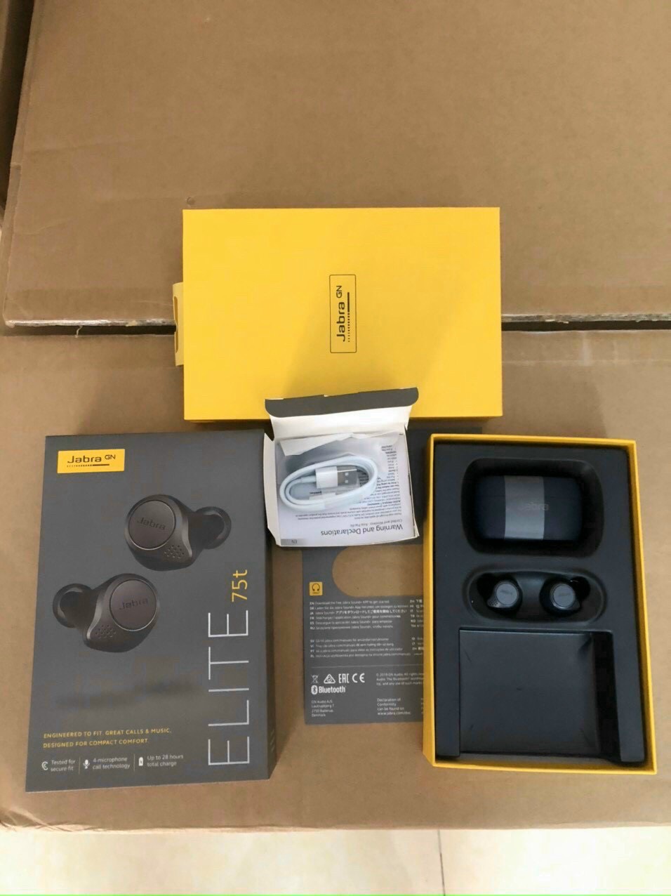 Tai Nghe Bluetooth Không Dây True Wireless Jabra Elite 75T