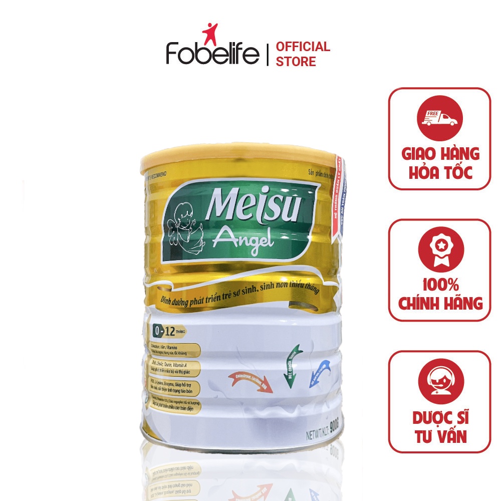 Sữa Bột Mejsu Angel ĐK Cho Bé Dưới 12 Tháng Cung Cấp Dưỡng Chất Hỗ Trợ Phát Triển Thể Chất - Hộp 400g/ 900g