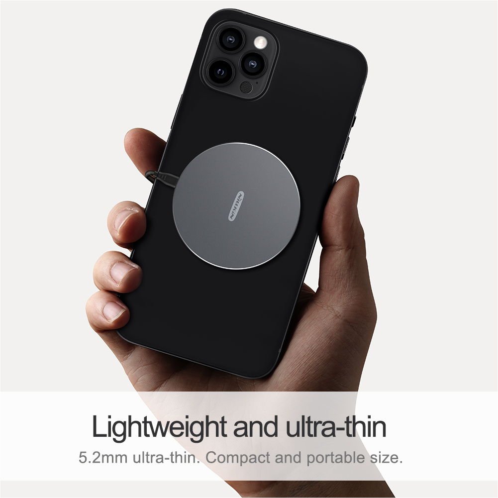 Bộ sạc không dây từ tính Nillkin cho điện thoại iPhone 12 Pro Max 12Mini Sạc không dây cho Samsung Note 20 S20 Ultra