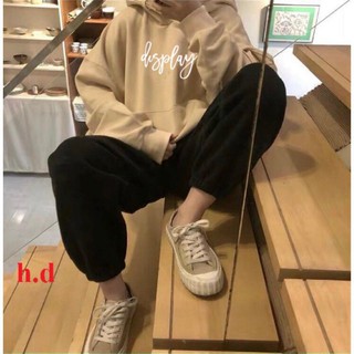 Sét áo hoodie play+quần bom  xám HĐ11