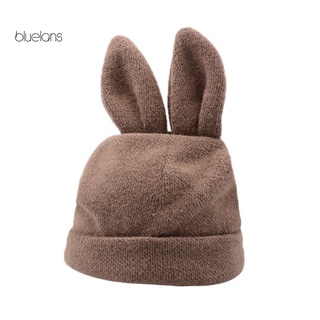 Mũ Len Beanie Đính Tai Thỏ 3D