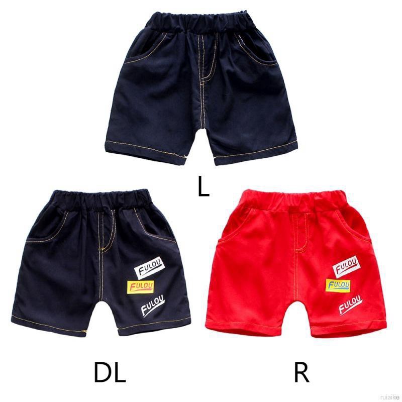 Quần Short Jean Lưng Thun In Họa Tiết Hoạt Hình Cho Bé 0-6 Tuổi