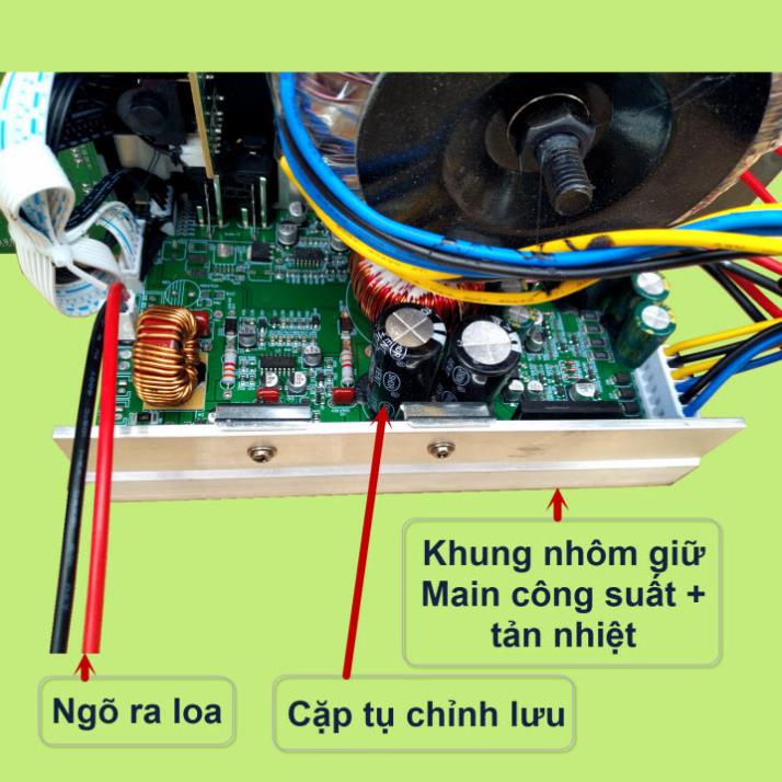 Mạch loa kéo Reverb Echo DSP dùng FET công suất 200W 8ôm 400W 4ôm, loa kéo ĐÔI 5 – 4 – 3 tấc hoặc ĐƠN 5 – 4 tấc kèm mic