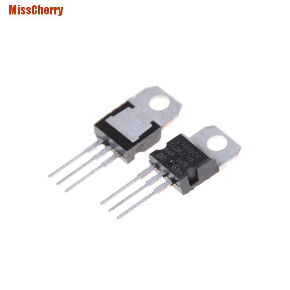 Bộ 10 Linh Kiện Điện Tử Ic L7805Cv L7805 To-220 Chất Lượng Cao
