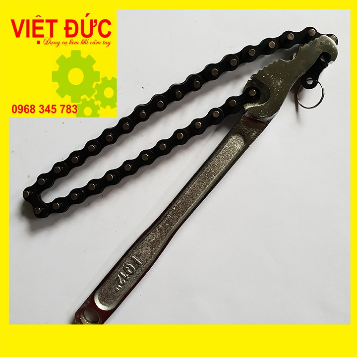 Mỏ lết xích cao cấp FQ 12 inch, cờ lê xích trắng chống gỉ