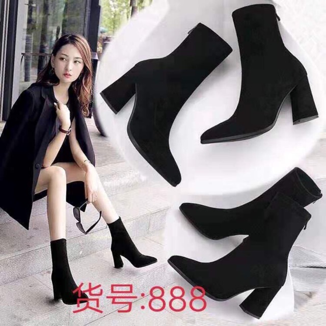 Boot da lộn cao 5 phân sz 35/36/37/38/39.