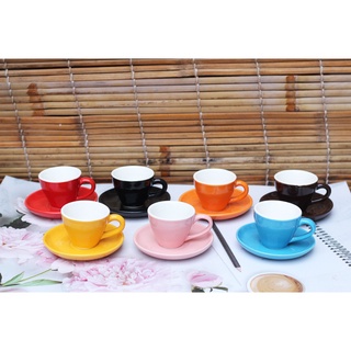 ☕Bộ ly tách sứ cafe Espresso☕ Bát Tràng nhiều màu☕cao cấp