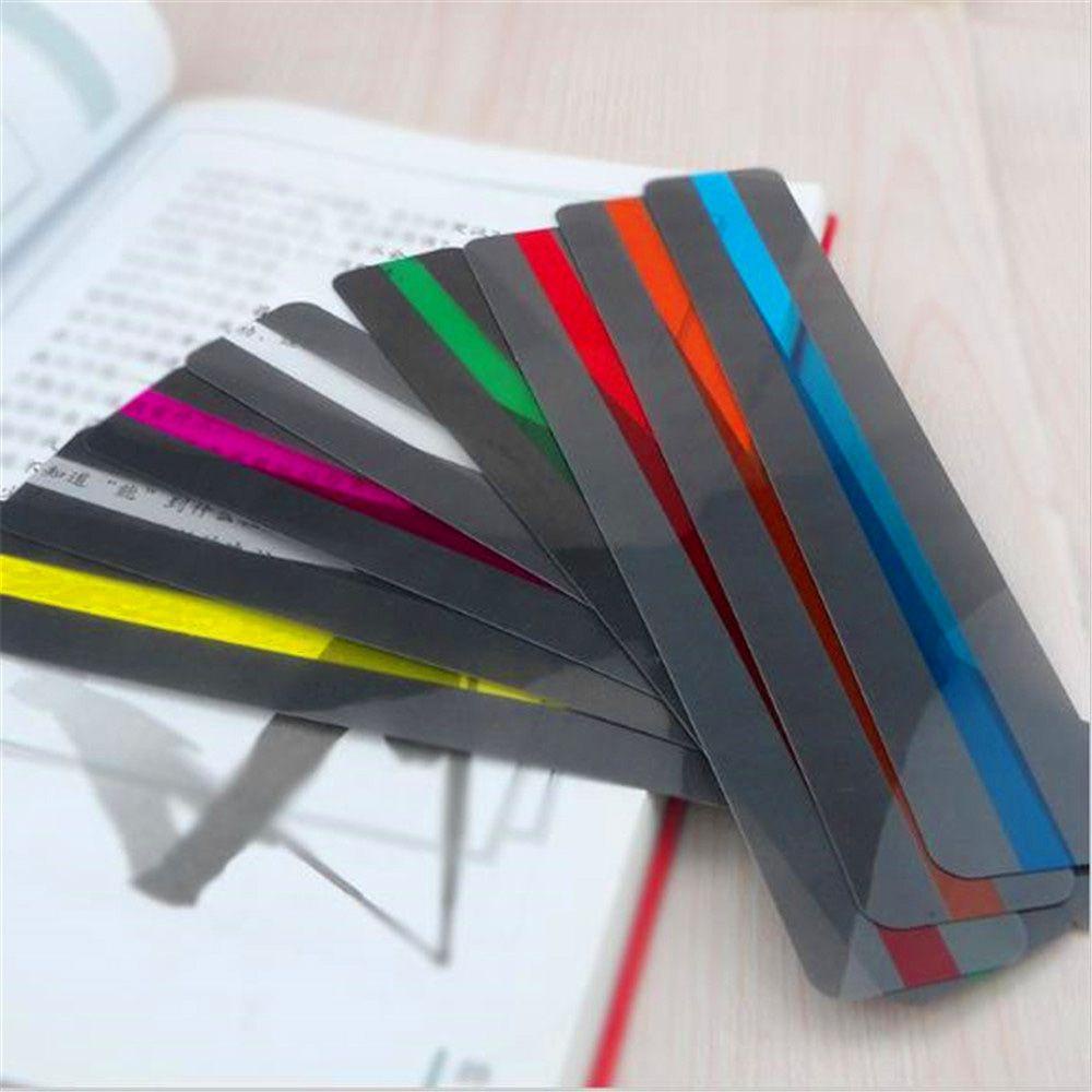 Set 1 8 Băng Keo Nhựa PVC Đánh Dấu Sách Nhiều Màu Sắc Sáng Tạo