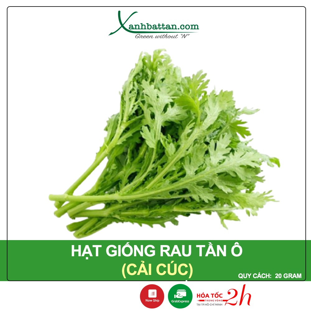 Hạt Giống Rau Tần Ô (Cải Cúc) Phú Nông Gói 20 Gram