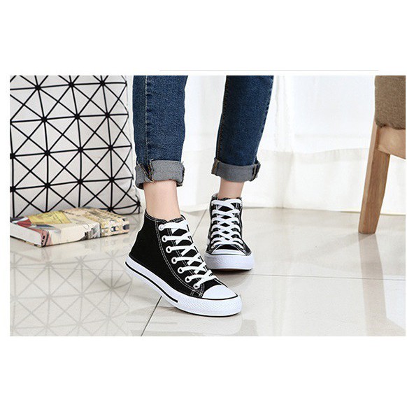 GIÀY NAM NỮ ĐEN CAO CỔ-SP01 | BigBuy360 - bigbuy360.vn