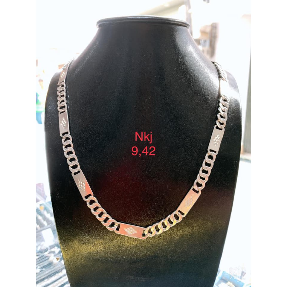 VÒNG CỔ NAM BẠC TA TRỌNG LƯỢNG 9.42 CHỈ