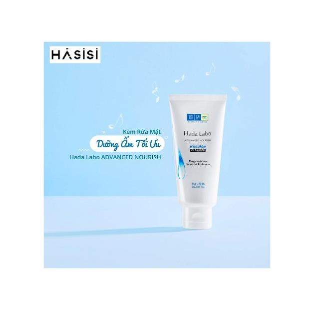 Sữa Rửa Mặt Dưỡng Ẩm Tối Ưu HADA LABO ADVANCED NOURISH HYALURON 80g