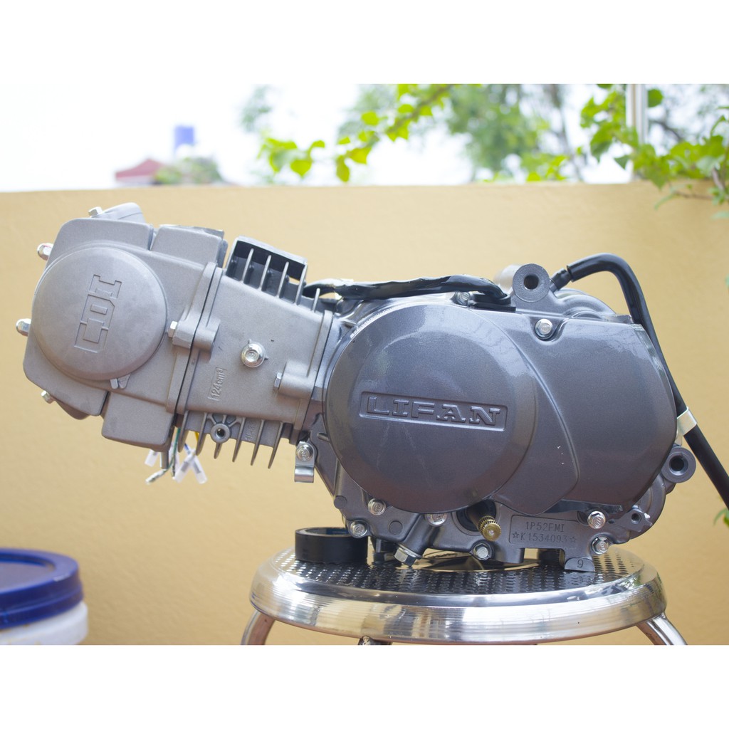 Động cơ LIFAN 125cc côn tay  + Tặng kèm bộ chế hòa khí