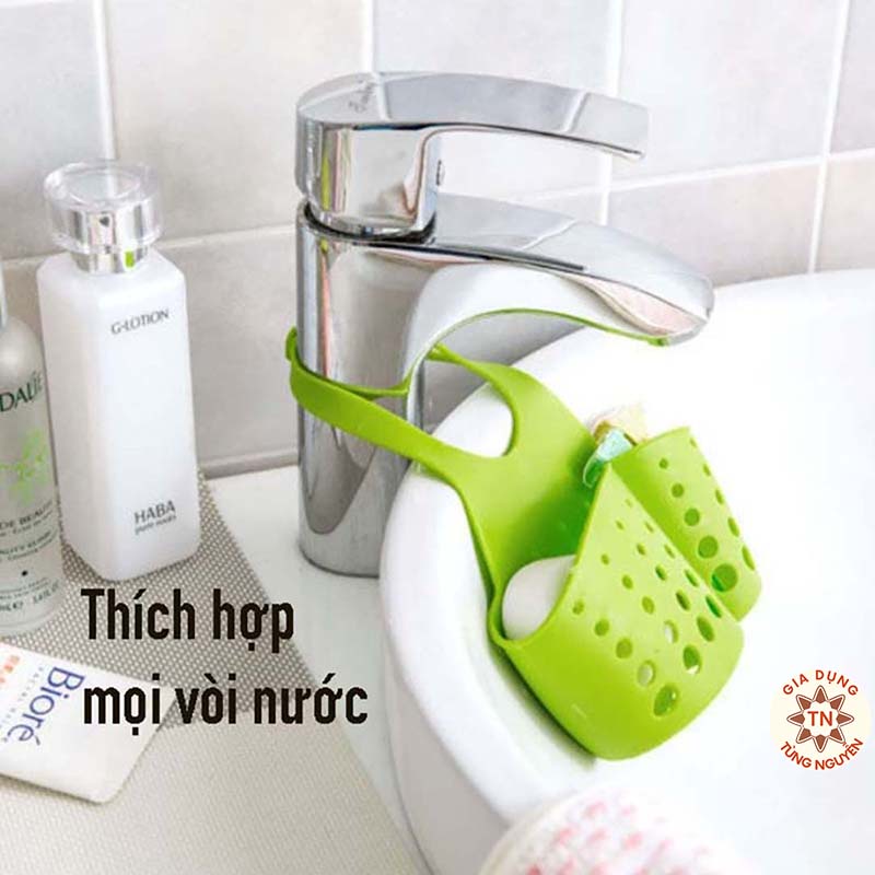 Giỏ Phơi Ráo Treo Vòi Nước Rửa Chén Tiện Dụng [GIỎ TREO BỒN RỬA]