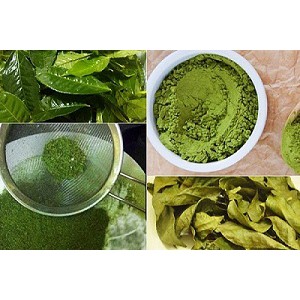 Bột trà xanh nguyên chất Dì Út Handmade