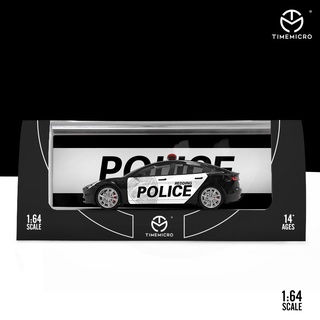 Mô Hình 1:64 TIME MICRO - TESLA MODEL 3 POLICE