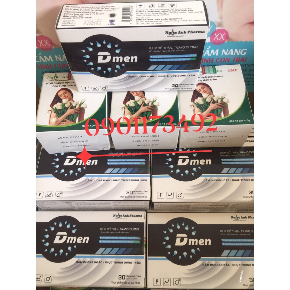 Dmen tăng cường sinh lý, tăng chất lượng tinh trùng