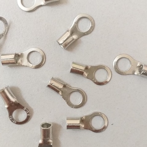 Đầu cos dây điện tròn trần RNB 3.5, Đầu cốt bấm dây điện 2.5-4mm, cosse  đồng, đầu nối điện