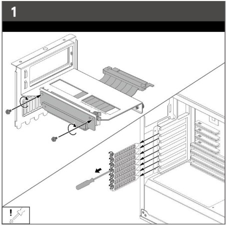 Giá dựng VGA Cooler Master Vertical Graphics Card Holder kit V2