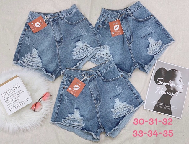 [Mã WASTUP5 giảm 10% tối đa 20K đơn 99K] Quần short jean lưng cao size đại 30-35 ( kèm video) | BigBuy360 - bigbuy360.vn
