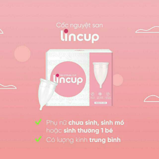 Cốc nguyệt san Lincup Mỹ chính hãng