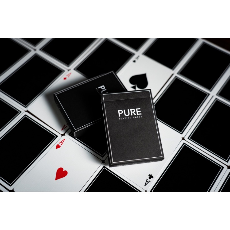 Bộ bài tây PURE Black Mark Playing Cards - có thể nhìn xuyên