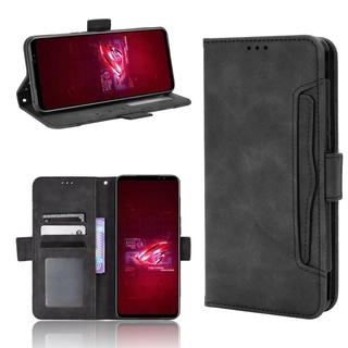 Ốp lưng điện thoại dạng ví da lật dành cho asus rog phone 6 pro rog phone6
