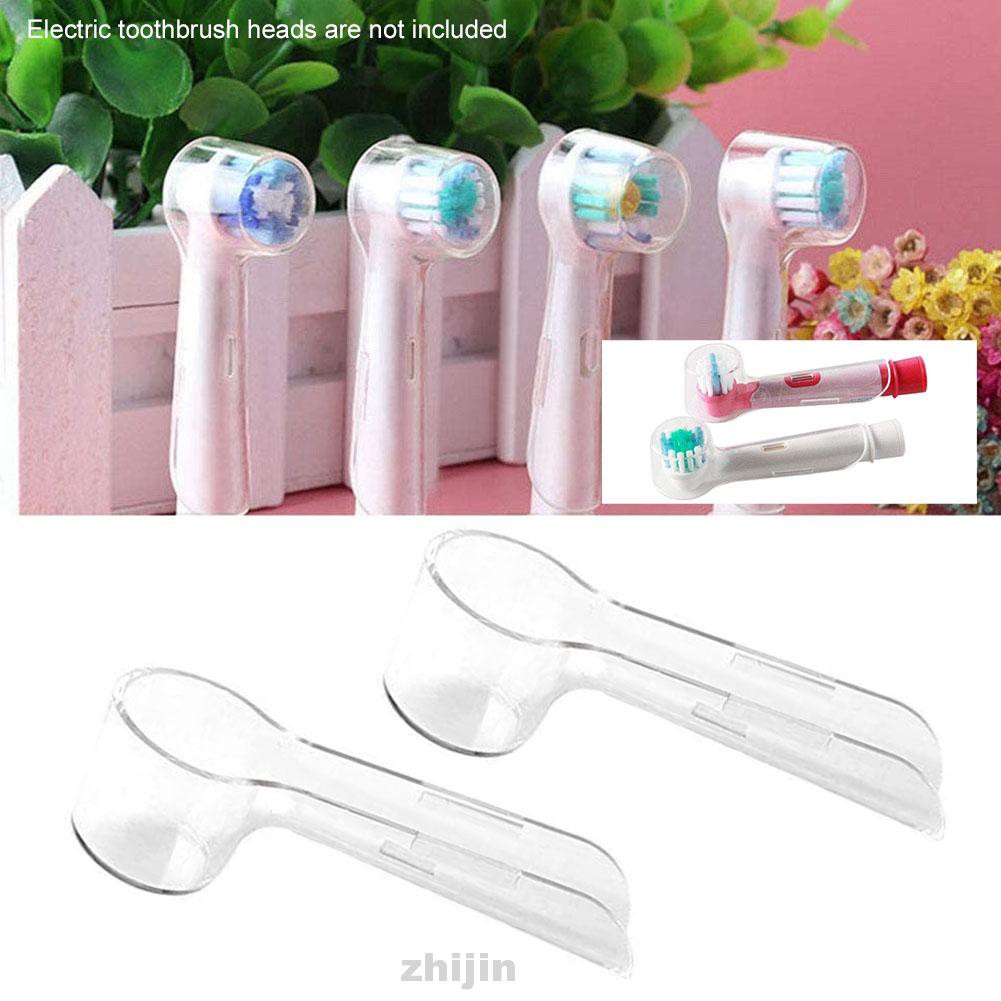 Bộ 4 Hộp Đựng Bảo Vệ Đầu Bàn Chải Đánh Răng Điện Oral B Chống Bụi Mang Đi Du Lịch Tiện Lợi