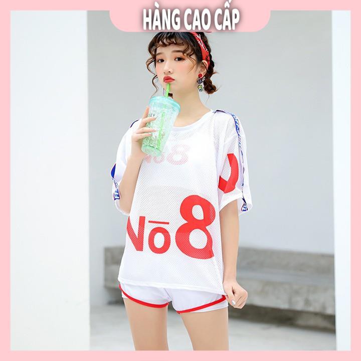 Set bơi thể thao cho nữ bộ bơi 3 mãnh có áo lưới năng động cá tính | BigBuy360 - bigbuy360.vn