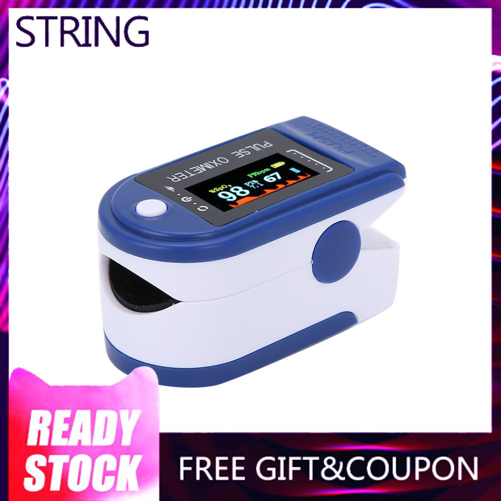 String Fingertip Pulse Oximeter TFT Color Screen High Accuracy Blood Oxygen Saturation Monitor