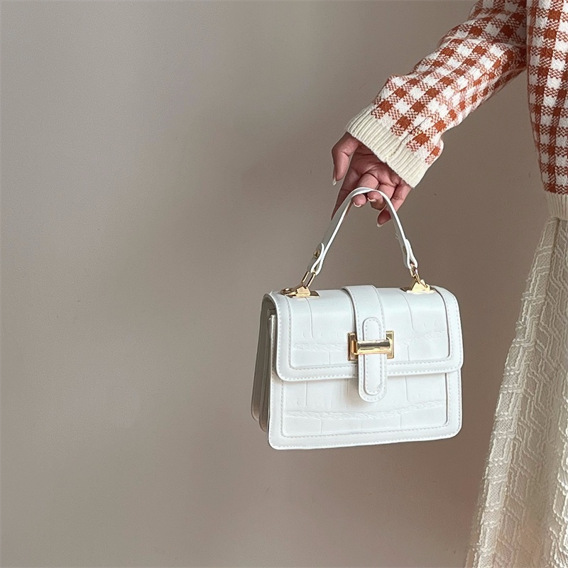 Túi Xách Đeo Vai Họa Tiết Da Cá Sấu Đa Năng Thiết Kế Mới 2022 Dành Cho Nữ