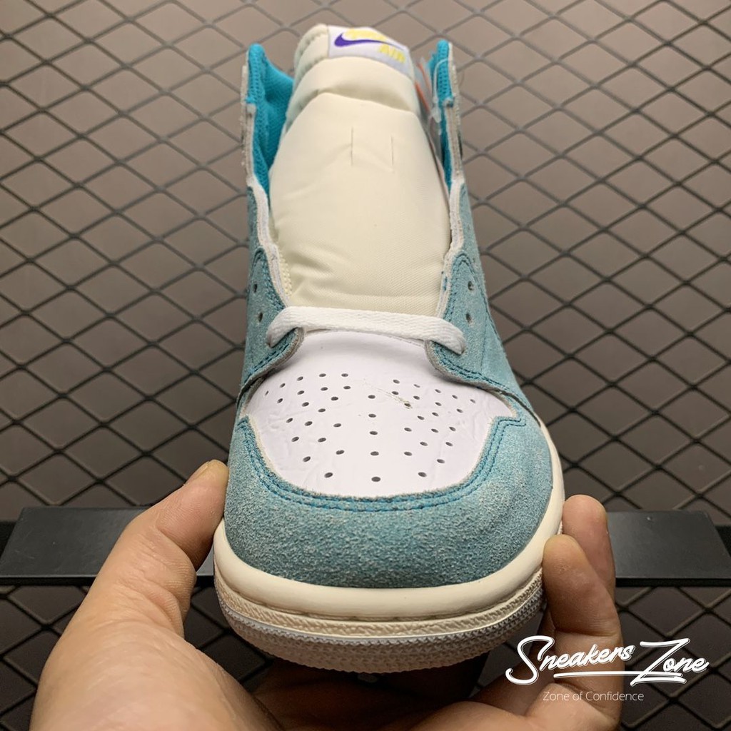 (FREESHIP+HỘP+QUÀ) Giày thể thao AIR JORDAN 1 Retro High Turbo Green xanh ngọc nhạt | BigBuy360 - bigbuy360.vn
